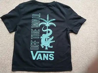 £7.99 • Buy VANS OFF THE WALL Aligator & Palm Tree Black T Shirt  Size M. Brand New