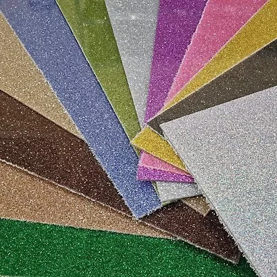 Glitter Acrylic Sheet A4 A3 Perfect For Laser Cutting And Vinyl Crafts • £6