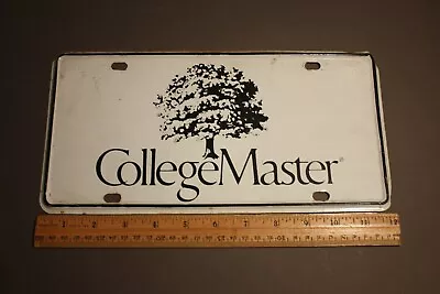 Vintage College Master Novelty License Plate Tag  • $11.98