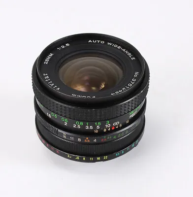 28mm  28/2.5 Vivitar Auto For Minolta (light Haze Dust) Issues/208848 • $25