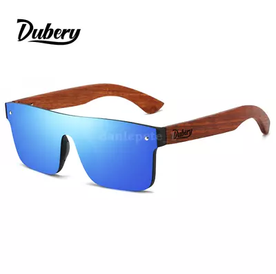 AUS NEW Rimless Wood Polarized Sunglasses Men Women Square Wooden  Glasses • $27.82