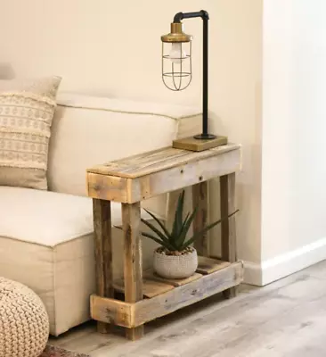 Table Side Accent End Small Modern Console Living Wood Coffee Room Stand Shelf • $103.11