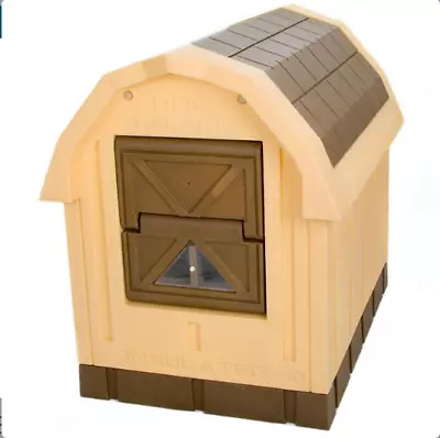 ASL Solutions Insulated Dog Palace (Brown) • $365