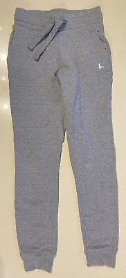 BNWOT Girls Jack Wills Grey Tracksuit Bottoms Slim Leg In Size UK 4 • £10.95