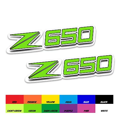 For Kawasaki Z650 Fairing Sticker Decal Motorcycle 3 1/8 Inch Green • £19.03