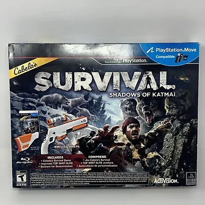 NEW PS3 Cabela's BUNDLE Shadows Of Katmai Gun Bundle • $19.99