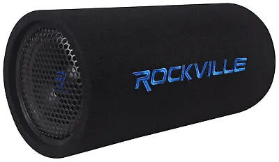 Rockville RTB80A 8  400 Watt Powered Subwoofer Bass Tube + MP3 Input • $89.95