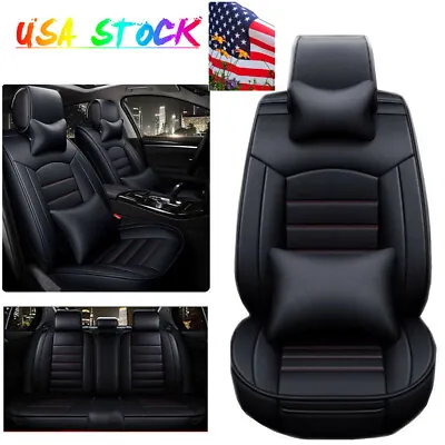 $67.32 • Buy Car Seat Cushion, Full Set Interior Cover Leather 5-Seat Protector Universal M