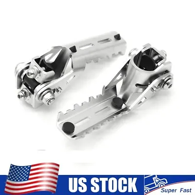 Universal 1  Highway Foot Pegs Folding For BMW R1200GS / Triumph Tiger Explorer • $36.99