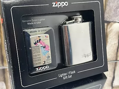 Zippo Windy Girl Gift Set - Ultra Rare New & Unfired • £144.45