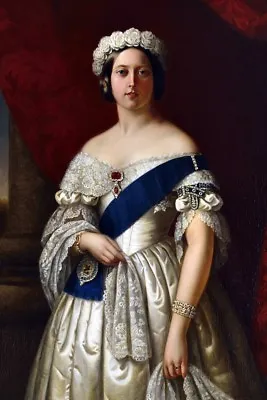 New 5x7 Photo: Portrait Of A Young Queen Victoria Of Great Britain By Melville • $8.99