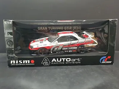 AUTOart 1/18 Nissan Skyline GT-R R34 Gran Turismo 2002 Racing Division 80279  • $279.95