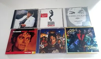 Michael Jackson - 6 Cd /DVD Lot (Thriller Number Ones Essential Invincible) • $12