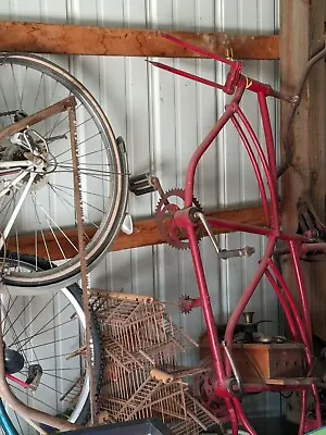 Vintage Bike Frame Tandem Axle  • $125