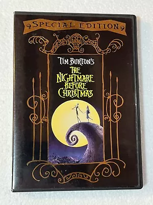 The Nightmare Before Christmas (2000 Touchstone WS DVD) Burton Elfman Selick • $8.50