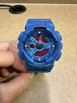 Casio G-Shock Blue Hyper Color 5146 GA110HC Limited Edition Watch • $89.99