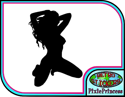 £3.05 • Buy Sexy Naked Lady Woman Q Vinyl Sticker Laptop Truck Car Bike Wall Window Decal