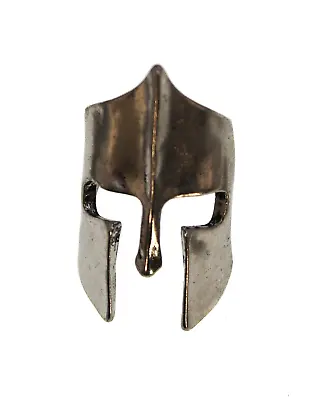 Vintage Silver Tone Gladiator Helmet Ring Size 7 Medieval • $13.99