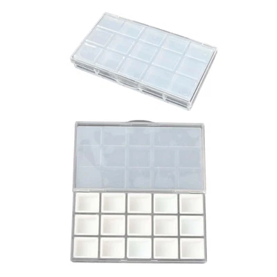 £12.54 • Buy Watercolor Palette 15 Holes Travel Paint Pallet For Gouache Acrylic Paints
