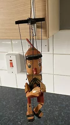 13”  Wooden Pinocchio String Puppet • £10