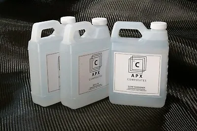 APX  CLEAR 2000 3/4 GALLON  96 OZ  Slow Hardener CARBON FIBER EPOXY RESIN  • $109.95