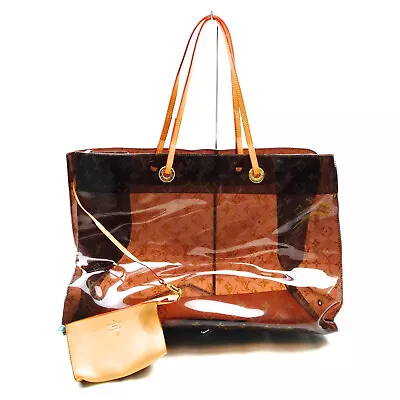 Louis Vuitton LV Tote Bag M50500 Cabas Cruise Brown Monogram Vinyl 1368469 • $71