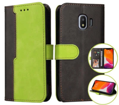 $7.90 • Buy Samsung Galaxy J2 Pro (2018) Suede Wallet Case Collage Style