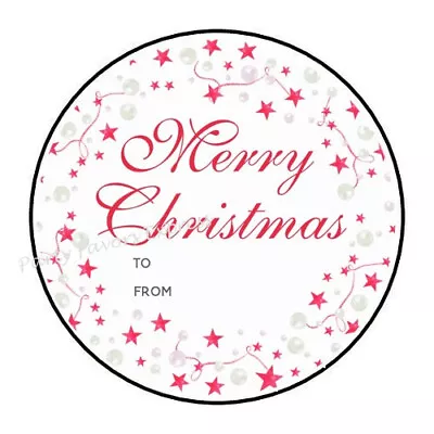 To From Gift Tag Merry Christmas Envelope Seals Labels Stickers Party Favors • $1.99