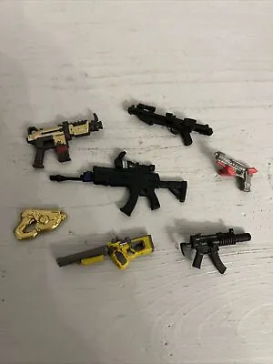 Miniature  Action Figure Guns Accessories 7 Little Action Figure Gun Toys • $6.30