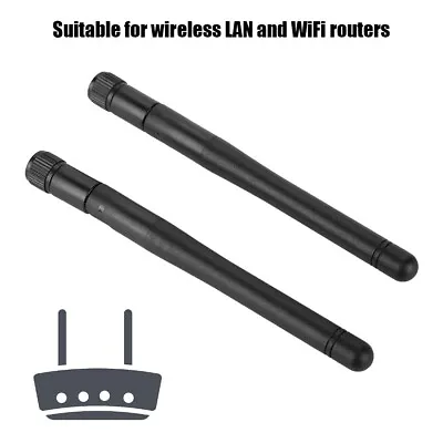 £6.39 • Buy 2× Dual External SMA Antenna WiFi Router Wireless Card Antenna BGS