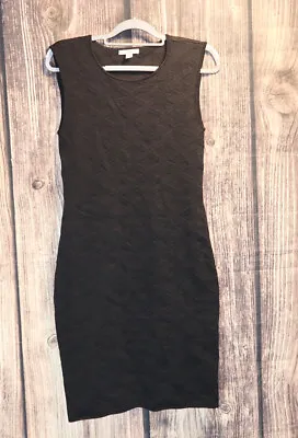 ZAC Zac Posen Black Sleeveless Dress With Floral Texture Size Medium • $112.50