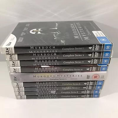 Murdoch Mysteries Series 1-9 DVD Region 4 PAL TV Series Bundle Lot • $32.62