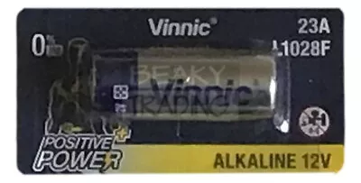 L1028 23a A23 LRV08 MN21 8LR932 V23GA 12v Alkaline Battery  [ Sealed Pack Of 1 ] • £2.25