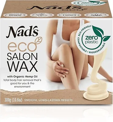 Nad's Eco Salon Wax Kit Professional Salon Quality Microwaveable Hard Stripless • £19.49