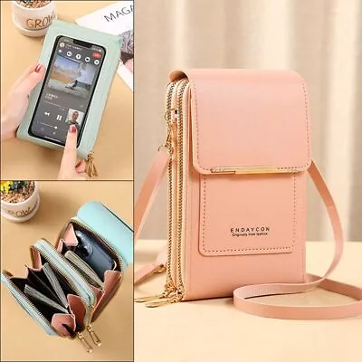 Travel Handbag Touch Screen Phone Bag RFID Anti Theft Purse Crossbody Bags • $17.79