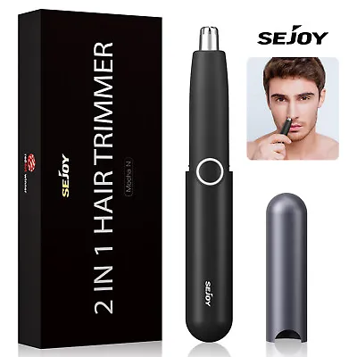 Sejoy Electric Nose Hair Trimmer Mustache Remover Shaver Clipper For Men New • $17.09