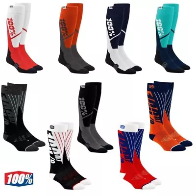 2024 100% Torque Comfort Moto MX Motocross Offroad Socks - Pick Size & Color • $22