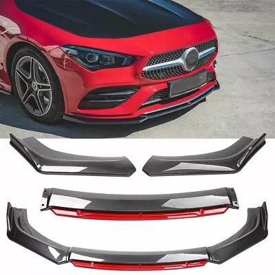 For Mercedes-Benz CLA AMG-Line C118 Glossy Front Bumper Lip Spoiler Splitter • $84.88