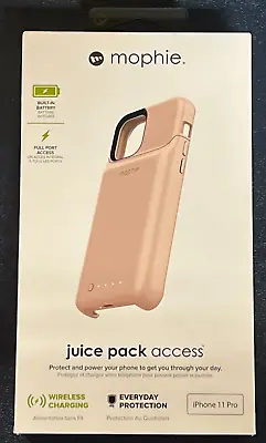 Mophie Juice Pack Access 2000mAh Battery Case For IPhone 11 Pro 5.8  - Rose Gold • $17.99