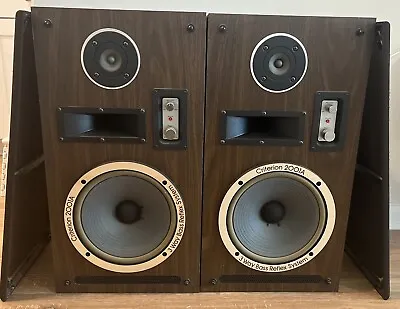 Pair Lafayette Rare Vintage Criterion 2001A 3-Way Speakers With Grilles • $299.97