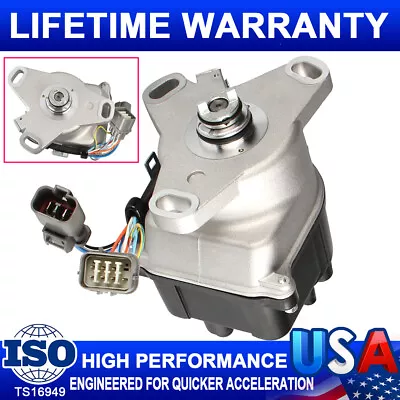 $73.31 • Buy Ignition Distributor For Acura Honda B16A B16A2 B18C DOHC VTEC TD44U& TD68U OBD1