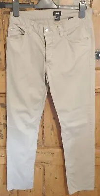 £5.50 • Buy Older Boys H&M Trousers, 15yrs, Stone Coloured, 29  Waist. Fantastic Condition