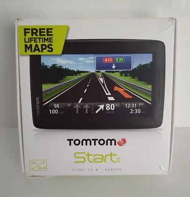 £54.99 • Buy TomTom Start 25 Sat Nav With UK /Europe Maps - Fast Delivery