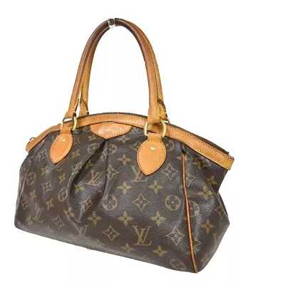 LOUIS VUITTON Tivoli PM Hand Bag Monogram Leather Brown France M40143 86HB825 • $358