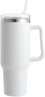 $40.56 • Buy HOXHA 40 Ounce Tumbler With Handle, Stainless Steel Vacuum Tumbler, Travel Mug, 