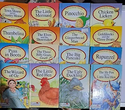 16 Ladybird Books Favourite Well Loved Tales Big Pancake Wizard Oz Chicken Licke • £19.99