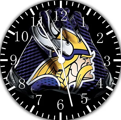 Minnesota Vikings Frameless Borderless Wall Clock Nice For Gifts Or Decor F133 • $22.95