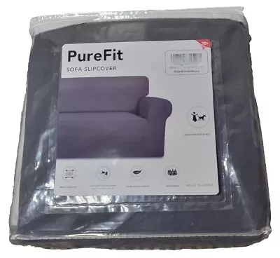 PureFit Reversible Sofa Cover Gray - Sofa Cover Protector Slipcover • $19.50