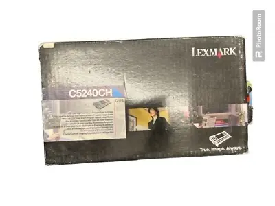 Genuine Lexmark C524/C534 Return Programme Toner Cartridge Cyan C5240CH (X0) • £15
