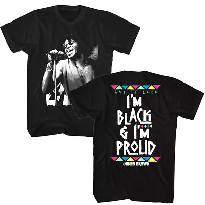 James Brown I'm Black & I'm Proud Men's T Shirt Say It Loud Godfather Of Soul • $29.50